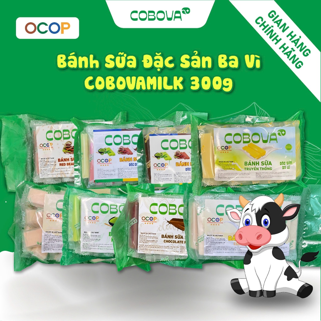 Bánh Sữa Đặc Sản Ba Vì [300G] Thơm ngon, Bổ Dưỡng Thương Hiệu COBOVA ...