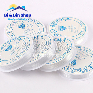 Cuộn Cước Thun Co Dãn Sợi Tròn Dày Xỏ Chuỗi Làm Vòng Đeo Tay