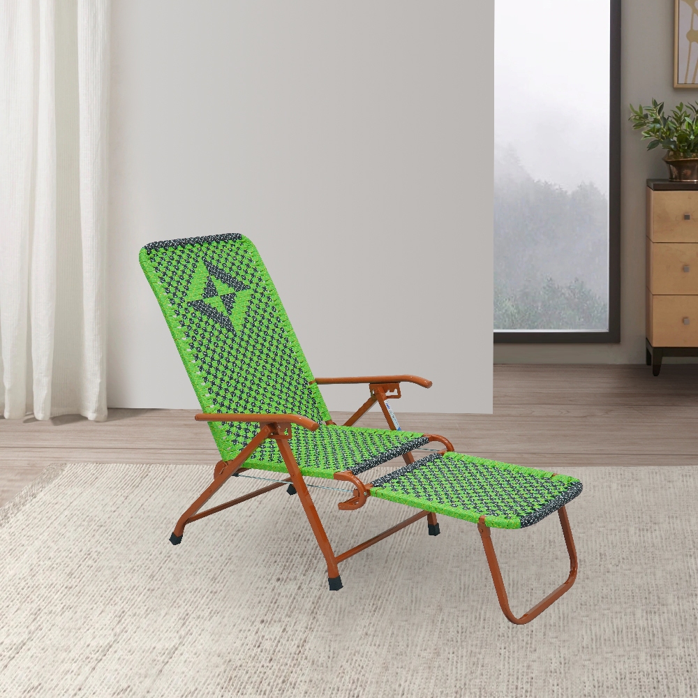 Ghế xếp gấp gọn Felix QUI PHÚC, dây nhựa, thoáng khí, dễ dàng di chuyển, thoải mái, thư giãn