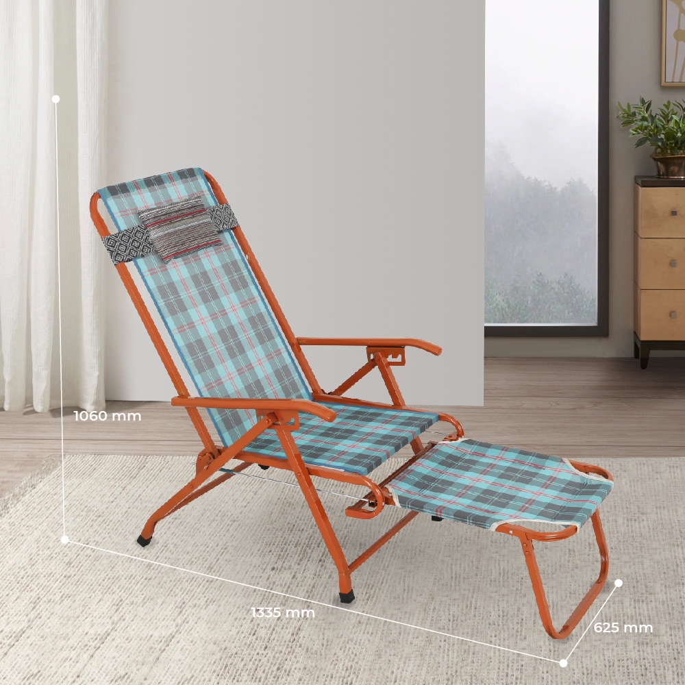 Ghế xếp gấp gọn Felix QUI PHÚC, lưng lưới bền chắc, tiện lợi, an toàn, chắc chắn, có gác chân
