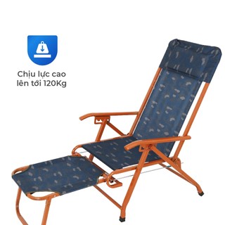 Ghế xếp gấp gọn Felix QUI PHÚC, lưới vải bền chắc, thoáng khí, tiện lợi, an toàn, chắc chắn, có gác chân