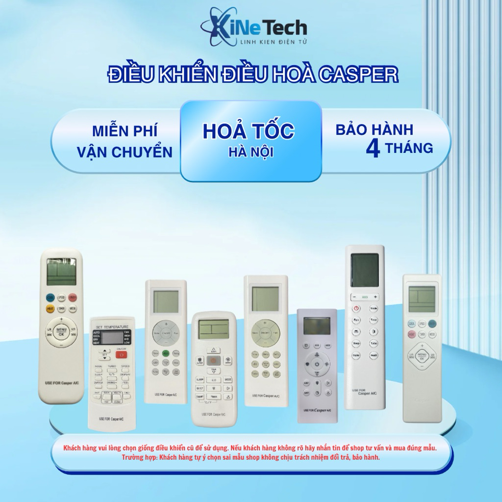 REMOTE/ ĐIỀU KHIỂN ĐIỀU HOÀ MÁY LẠNH CASPER | Shopee Việt Nam