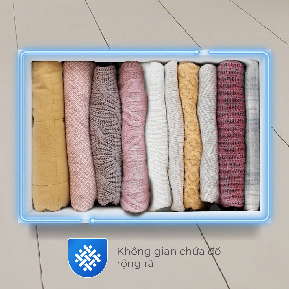 Tủ nhựa Deli Max 5 tầng QUI PHÚC, tủ đựng quần áo lớn gấp 1.5 lần, khung thép chắc chắn, bền đẹp