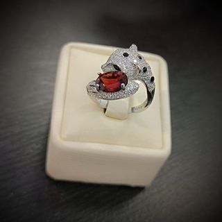 Gemstone Feng Shui Ring, adjustable by MOON Jewelry