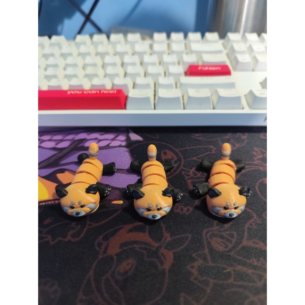 Đồ Chơi Móc Khóa In 3D Gấu Trúc Đỏ Mini Siêu Dễ Thương