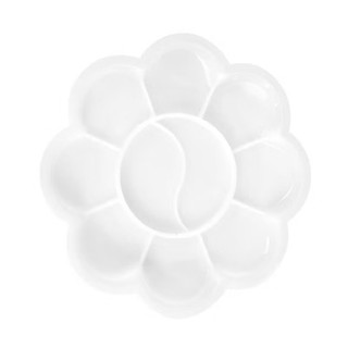 Màu Nước Acrylic Tô Tượng Thạch Cao 6-12 Màu Kèm Cọ, Khay Pha Màu Vẽ Tranh Trang Trí