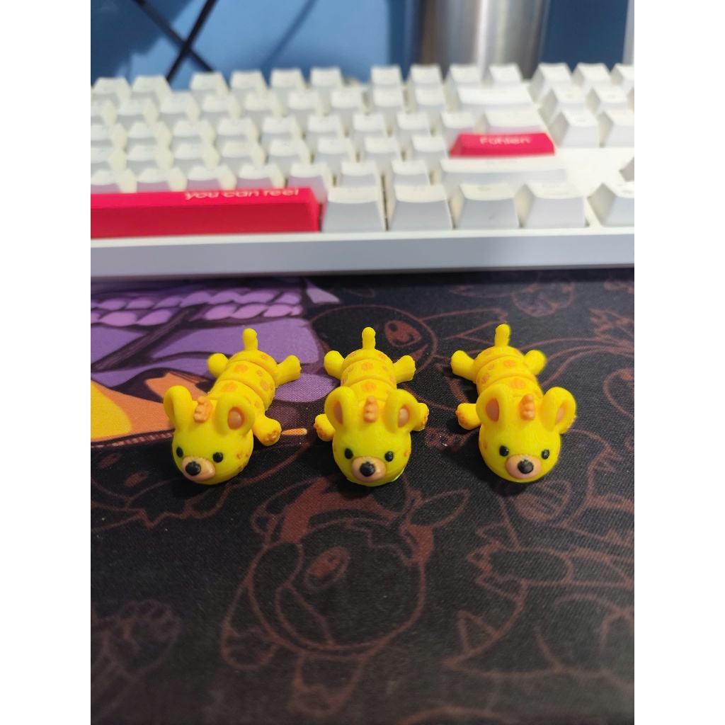 Đồ Chơi Móc Khóa In 3D  Linh Cẩu Con Mini Cute