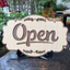 Mẫu Bảng gỗ open closed 2 mặt thông báo mở cửa đóng cửa treo trang trí cửa hàng, quán cà phê thiết kế theo yêu cầu