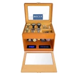 Tủ Đồng Hồ Cơ ACBOW 4 Xoay + 6 Tĩnh Kèm Ngăn Trang Sức [Màu Nâu Cam Đất] Sang Trọng Cao Cấp - Hộp Quay Tích Cót Đồng Hồ — ảnh 7