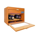 Tủ Đồng Hồ Cơ ACBOW 4 Xoay + 6 Tĩnh Kèm Ngăn Trang Sức [Màu Nâu Cam Đất] Sang Trọng Cao Cấp - Hộp Quay Tích Cót Đồng Hồ — ảnh 3
