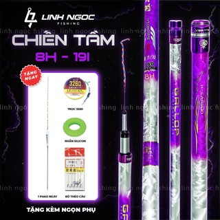 Cần Câu Tay Chiến Tầm 8H Bản 2025 Săn Hàng Tải Cá Siêu Khoẻ Tặng Kèm Ngọn Phụ