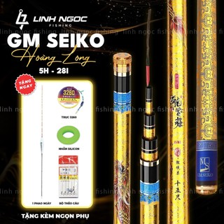 Cần Câu Đài Gama Seiko Hoàng Long 5h 28i Chuyên Rô Riếc Chép Bo Dòng Giữ Cá Tốt