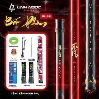 Cần Câu Tay Ryuki Bất Phàm 5H Phôi Carbon Xoắn X Toàn Thân Siêu Nhẹ Tải Cá Tốt