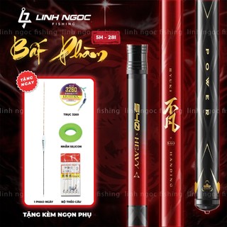 Cần Câu Tay Ryuki Bất Phàm 5H Phôi Carbon Xoắn X Toàn Thân Siêu Nhẹ Tải Cá Tốt