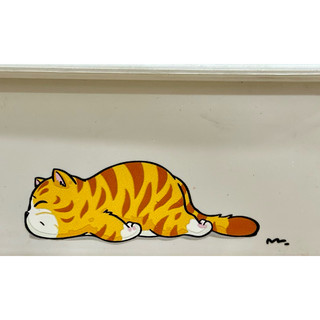 Tem Sticker DTF Bộ 3 Mèo Con Ngủ Gục |SGDC - 1 Cái/Bộ|