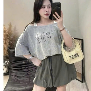 Áo Balo MIx Áo Thun Chữ Cá Tính Form Rộng Oversize May Liền Thân