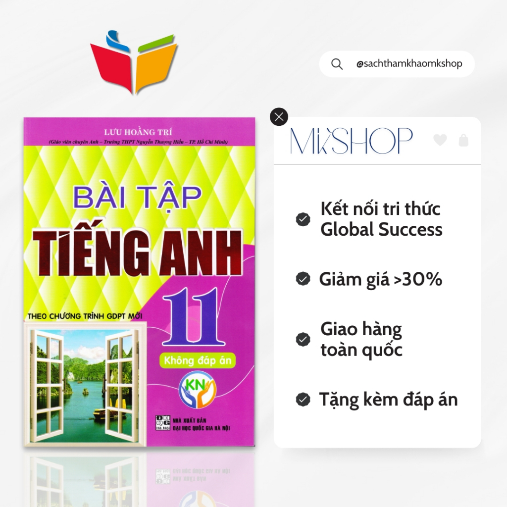 Sách - Bài tập tiếng anh 11 - Global Success - Kết nối tri thức (Tặng ...
