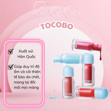 Dầu Dưỡng môi có màu thuần chay Tocobo Juicy Berry Plumping Lip Oil 4g
