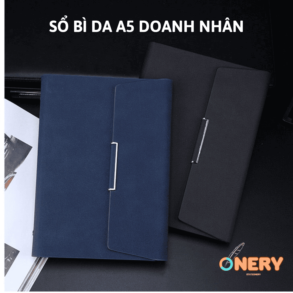 Sổ bìa da a5 doanh nhân - Refil - Đa năng - Nhiều ngăn đựng -  Có thể thay thế lõi S244