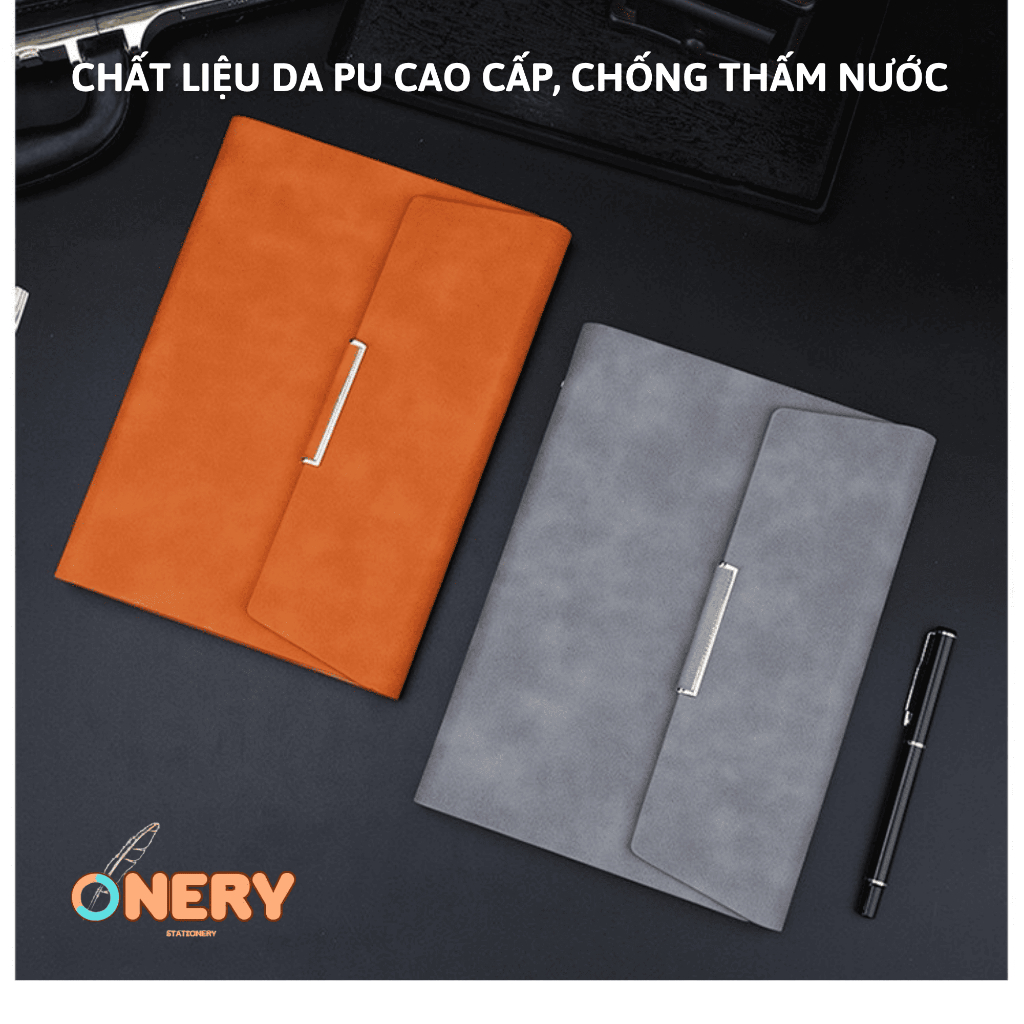 Sổ bìa da a5 doanh nhân - Refil - Đa năng - Nhiều ngăn đựng -  Có thể thay thế lõi S244