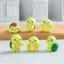 Set 6 rùa chibi mặt cười dễ thương trang trí bàn làm việc, tủ sách, quà tặng
