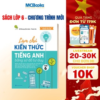 Sách - Làm chủ kiến thức tiếng Anh bằng sơ đồ tư duy lớp 6 - Theo chương trình mới