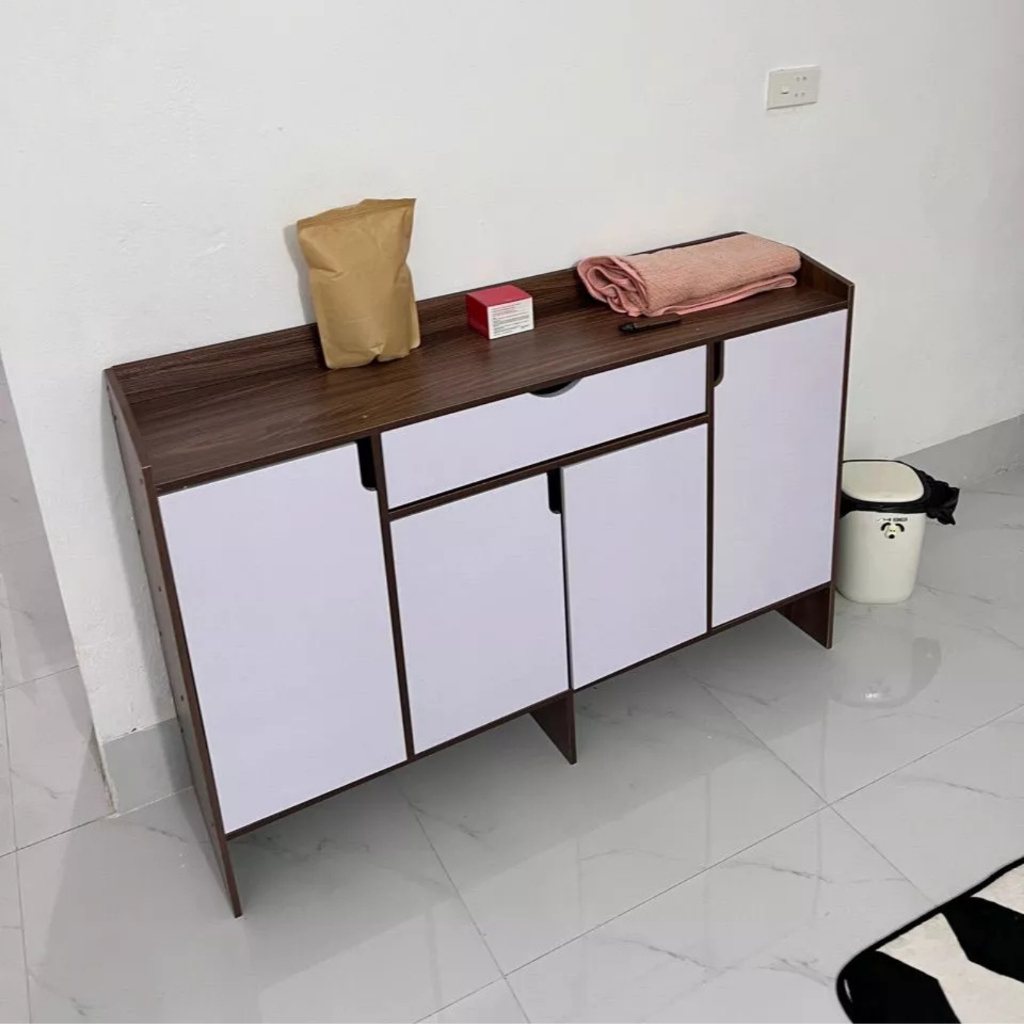 Tủ Giày Gỗ - Kệ Đựng Giày Dép 90 Cánh Khuyết Gỗ MDF Nhập Khẩu, Chống Ẩm Bền Bỉ Để Khách Sạn, Chung Cư, Nhà Ở Rất Đẹp