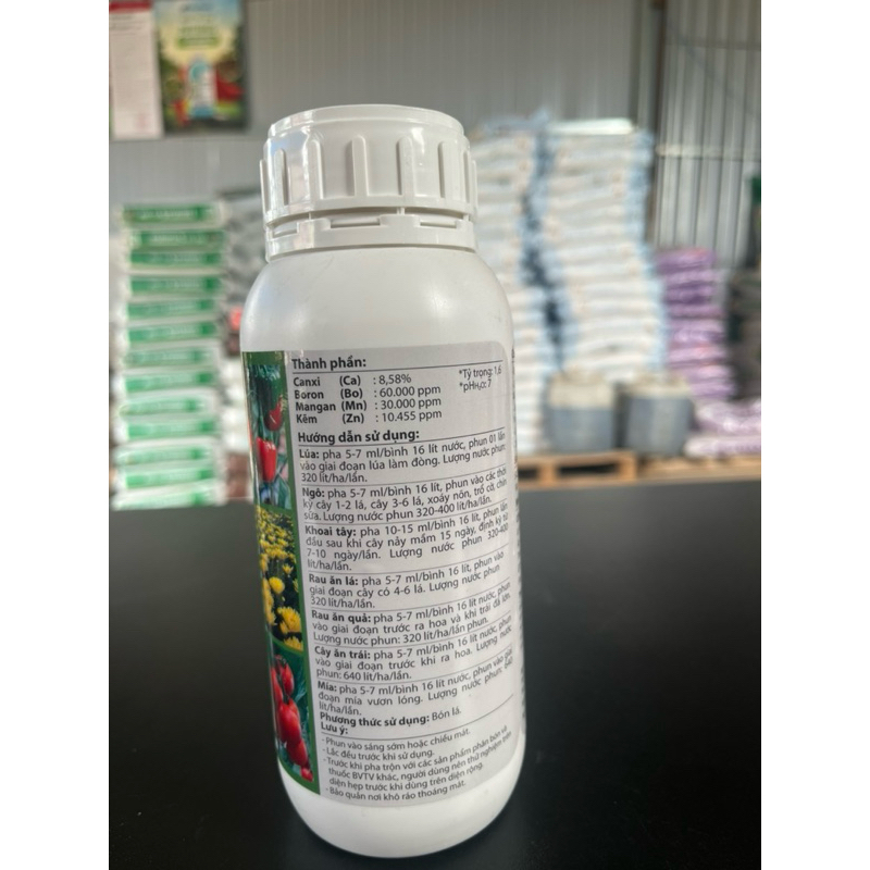 phân bón lá Canxi  Bo Vĩnh Thạnh Foliflo - Chống rụng hoa và trái non