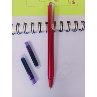 4 Bút Máy Bấm EF Chất Liệu ABS .Bút Sử Dụng Cả Mực Khô Và Mực Lọ.