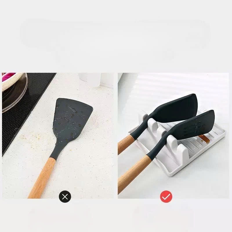 Kệ gác đũa thìa khi nấu ăn [Tiện Lợi] dùng khi đang nấu ăn, kệ để đũa thìa, kệ để dụng cụ bếp