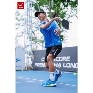 Giày Pickleball Wika Ruta Quang Dương, Đệm Wi-Cloud êm ái vượt bậc, Bộ đế chống mài mòn bám sân