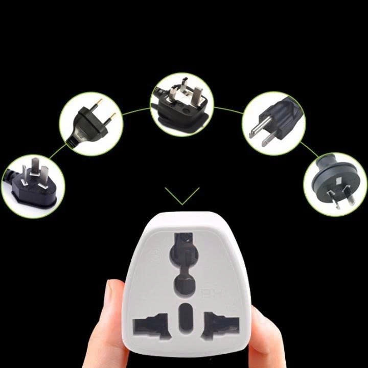 Phích cắm chuyển 3 chấu sang 2 chấu, ổ chuyển đổi, phích cắm chuyển đổi chuyên dùng cho thiết bị điện
