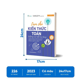 Sách - Combo Làm chủ kiến thức toán bằng sơ đồ tư duy lớp 6