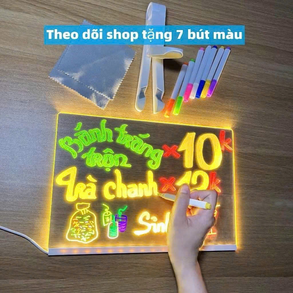 BẢNG VẼ PHÁT SÁNG THẦN KỲ XÓA ĐƯỢC CHO BÉ THỎA THÍCH SÁNG TẠO