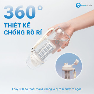 Bình Tạo Nước Kiềm Di Động AlkaGo - Bình Nước Nhựa ABS Văn Phòng Nhỏ Gọn, An Toàn, Bảo Hành 5 Năm