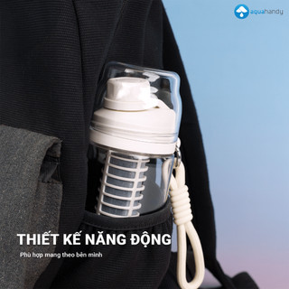 Bình Tạo Nước Kiềm Di Động AlkaGo - Bình Nước Nhựa ABS Văn Phòng Nhỏ Gọn, An Toàn, Bảo Hành 5 Năm