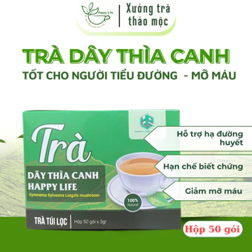 Trà Dây Thìa Canh 50 Gói Túi Lọc Thanh Nhiệt Cơ Thể- Trà Mát Gan Tốt Cho Người Tiểu Đường