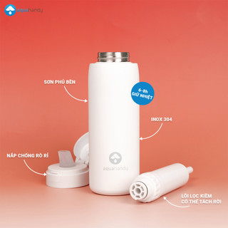 Bình Nước Kiềm Giữ Nhiệt Văn Phòng AlkaGo+ Bình Nước Tạo Kiềm Văn Phòng Nhỏ Gọn, An Toàn, Bảo Hành 5 Năm Không Dùng Điện