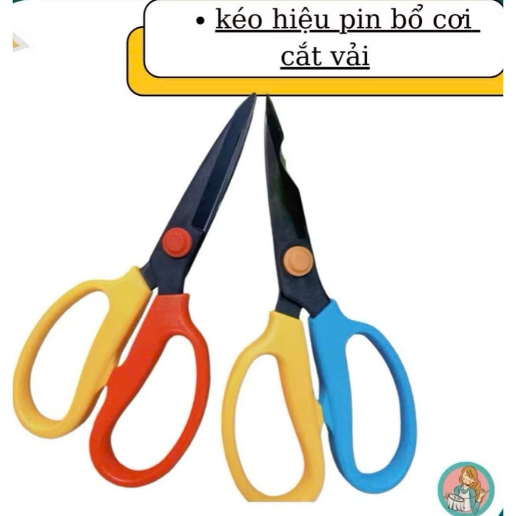 Kéo Bổ Cơi Hiệu Pin 5093 – Kéo Cắt Vải Đa Năng Tiện Dụng