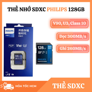 Thẻ Nhớ SDXC PH 128GB UHS-II U3 V90 – Tốc Độ 300MB/s – BH – Ghi Hình 8K, Chụp Liên Tục
