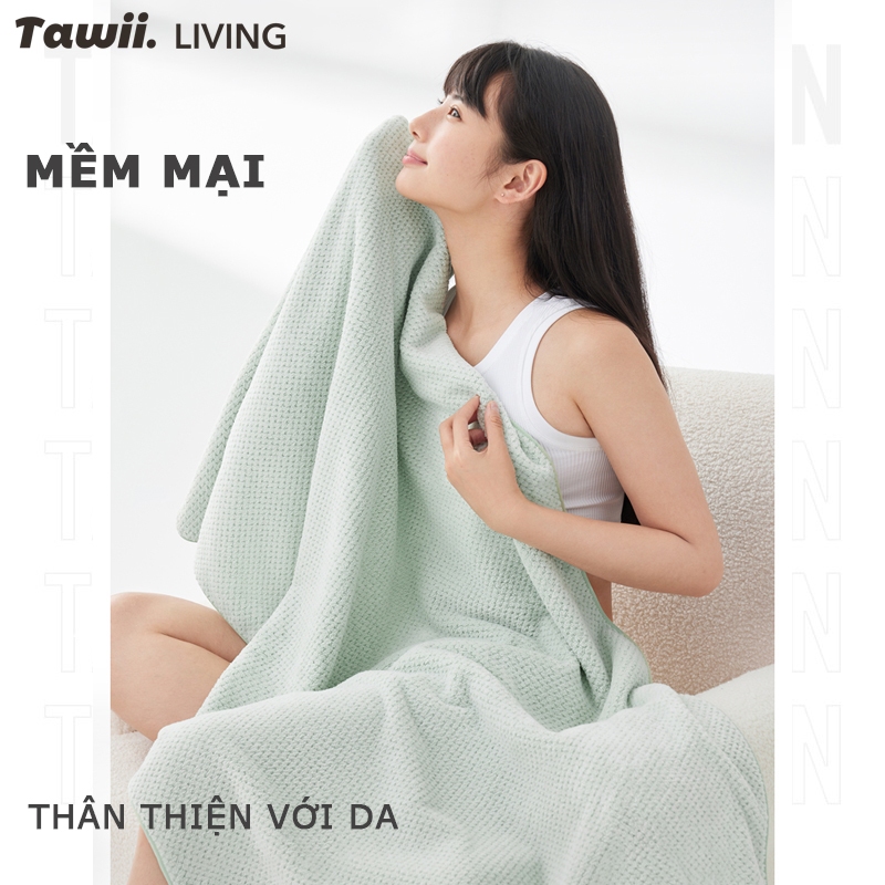 DOZO Khăn tắm thấm nước lớn 100% Sợi Microfiber Mềm mại Và Không xơ khăn mặt Kháng Khuẩn