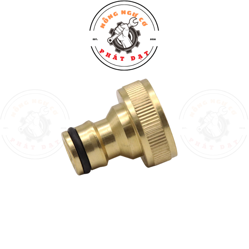 Đầu nối máy rửa xe xách tay ĐỒNG THAU CHÍNH HÃNG, bền, cứng cáp, vừa khít, có lọc rác