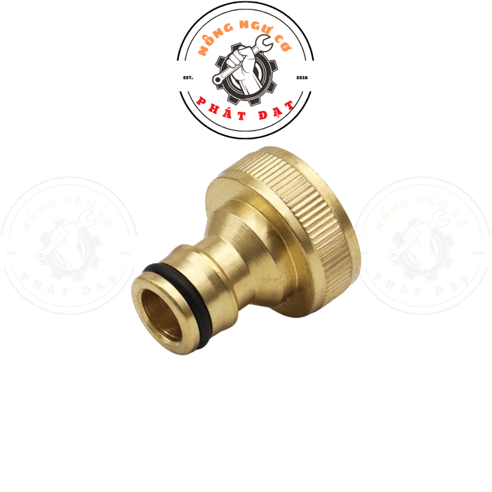 Đầu nối máy rửa xe xách tay ĐỒNG THAU CHÍNH HÃNG, bền, cứng cáp, vừa khít, có lọc rác