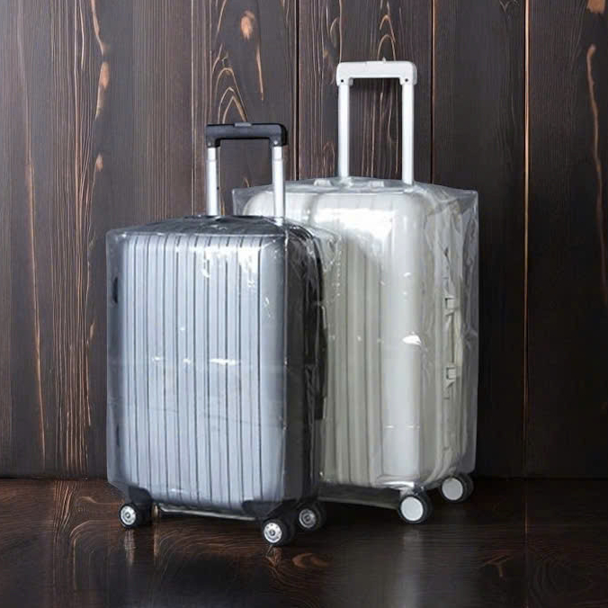 Trùm vali hiện đại trong suốt toàn thân có nhiều size M.E.N không viền chống trầy [MẪU MỚI]