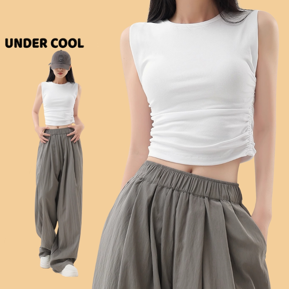 Áo Croptop Ôm Body Chất Thun UNDERCOOL Co Giãn, Áo ba lỗ sát nách Croptop Hack dáng Dáng ngắn Basic Dễ Phối Đồ ABL40