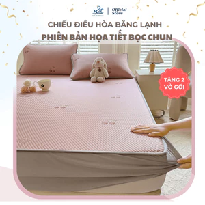 Chiếu điều hòa băng lạnh bọc chun M2T BEDDING, chiếu băng lạnh mềm, mát, thấm hút mồ hôi