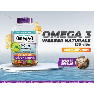 [HÀNG CÔNG TY] Dầu cá Triple Strength Omega-3  EPA/DHA 900mg with COQ10 hộp 80v dùng cho nam và nữ
