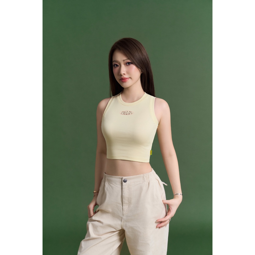Áo Ba lỗ Nữ BOO Tanktop Cotton Co dãn BOOLAAB INFI 08