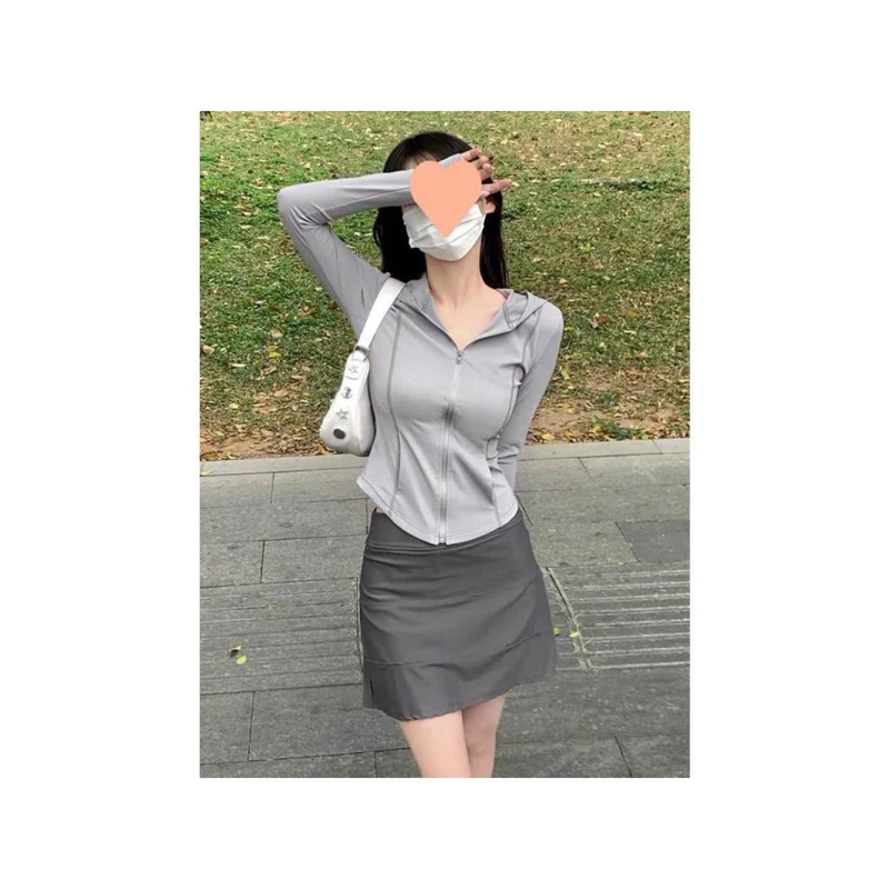 Áo Chống Nắng Nữ, Áo Nắng Nữ, Áo Khoác Chống Nắng Chống Tia Cực Tím UPF 50+ Chất Lụa Băng Ôm Body Co Giãn Hottrend