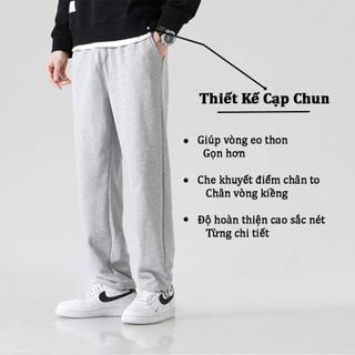Quần Nỉ Dài 2 Da HS HOÀNG SỰ GROUP Unisex Nam Nữ Cạp Chun Form Suông Ống Baggy Basic BAGGY2DA